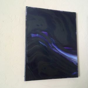 Fluid art acrylic pour art